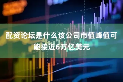 配资论坛是什么该公司市值峰值可能接近6万亿美元